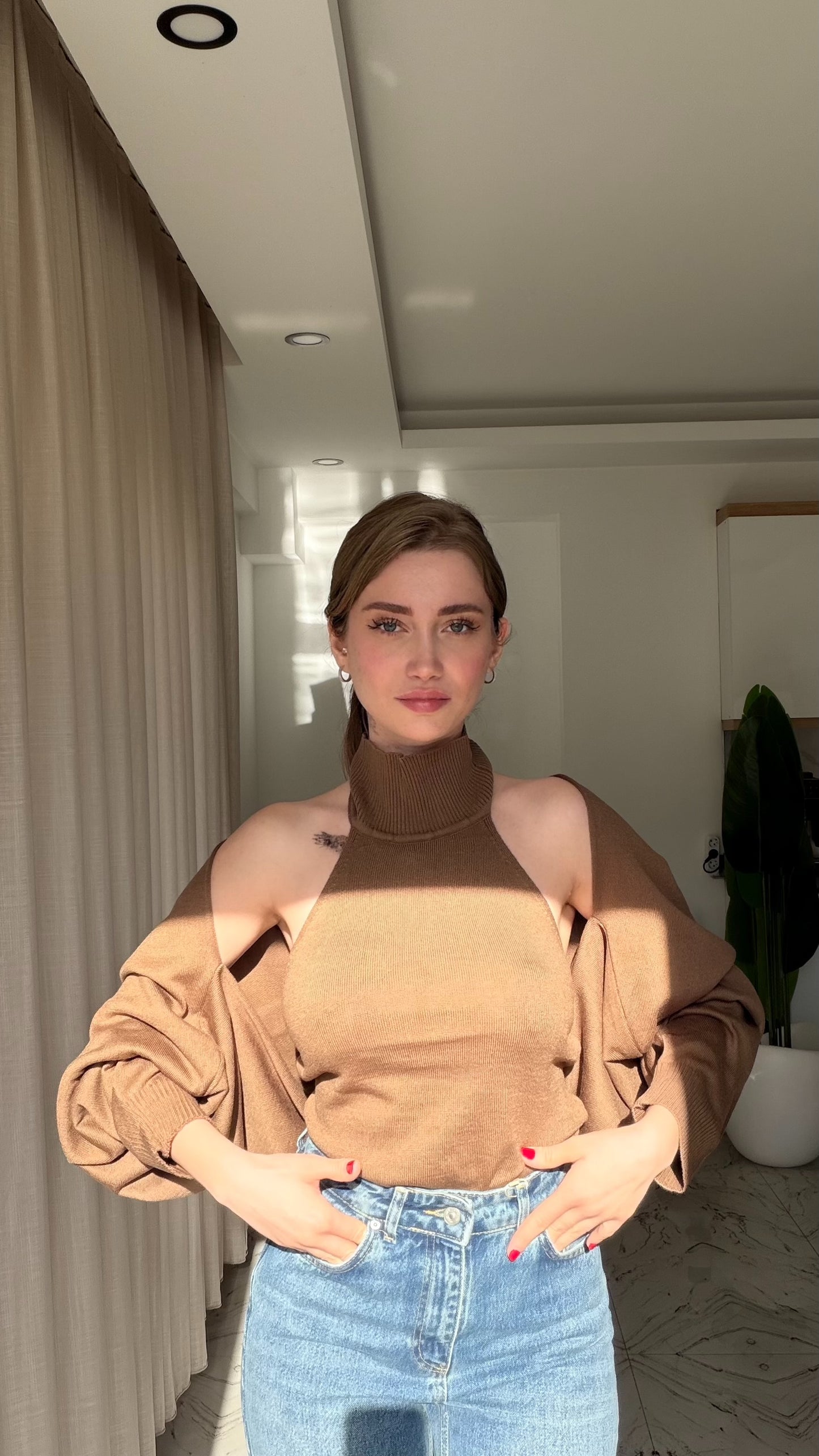 bolerolu triko ikili takım