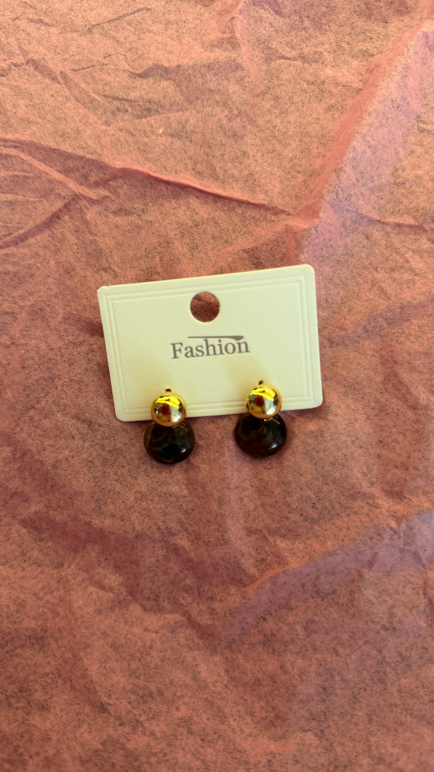 Amber Gold Küpe