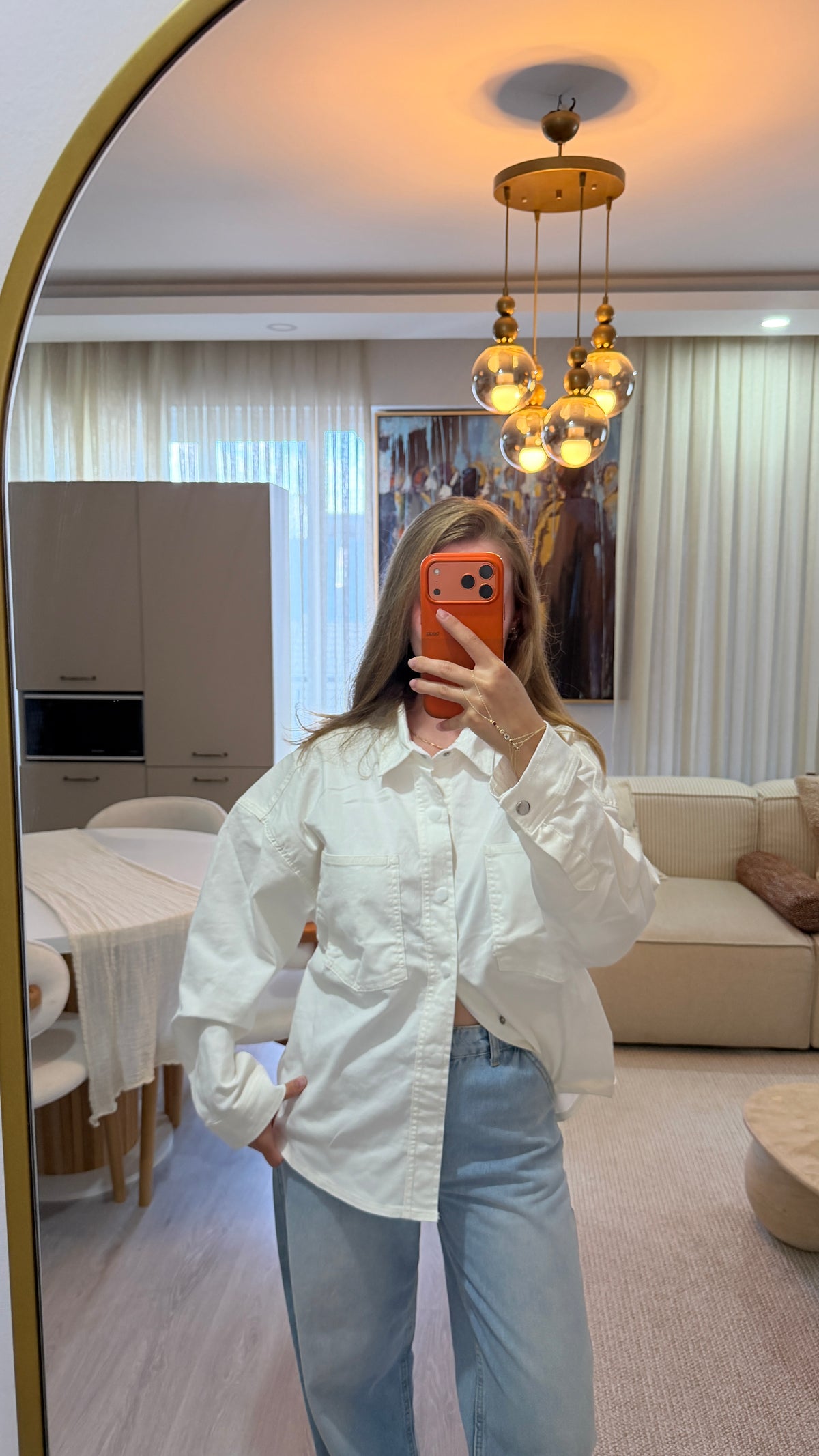Cepli Oversize Gömlek