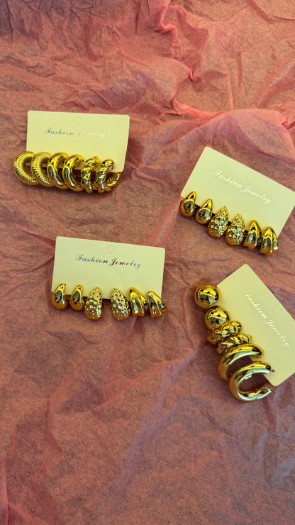 Gold Statement Küpe