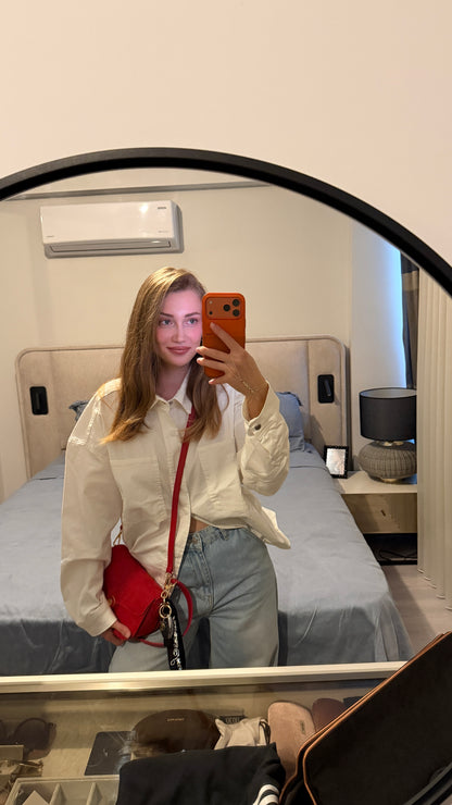 Cepli Oversize Gömlek