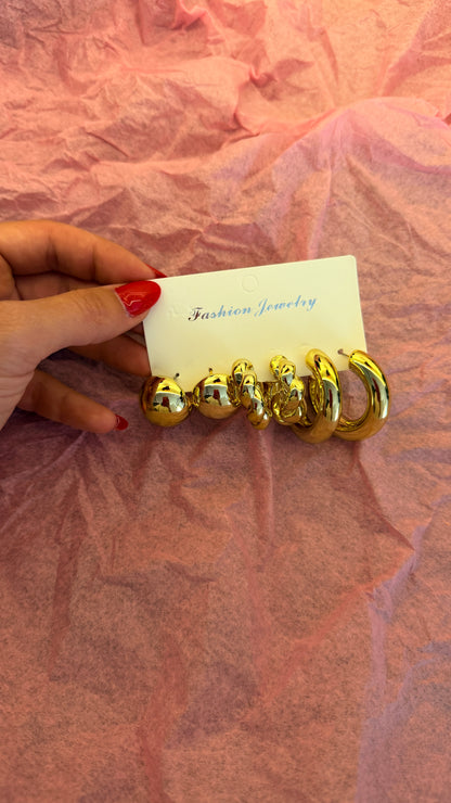 Gold Statement Küpe