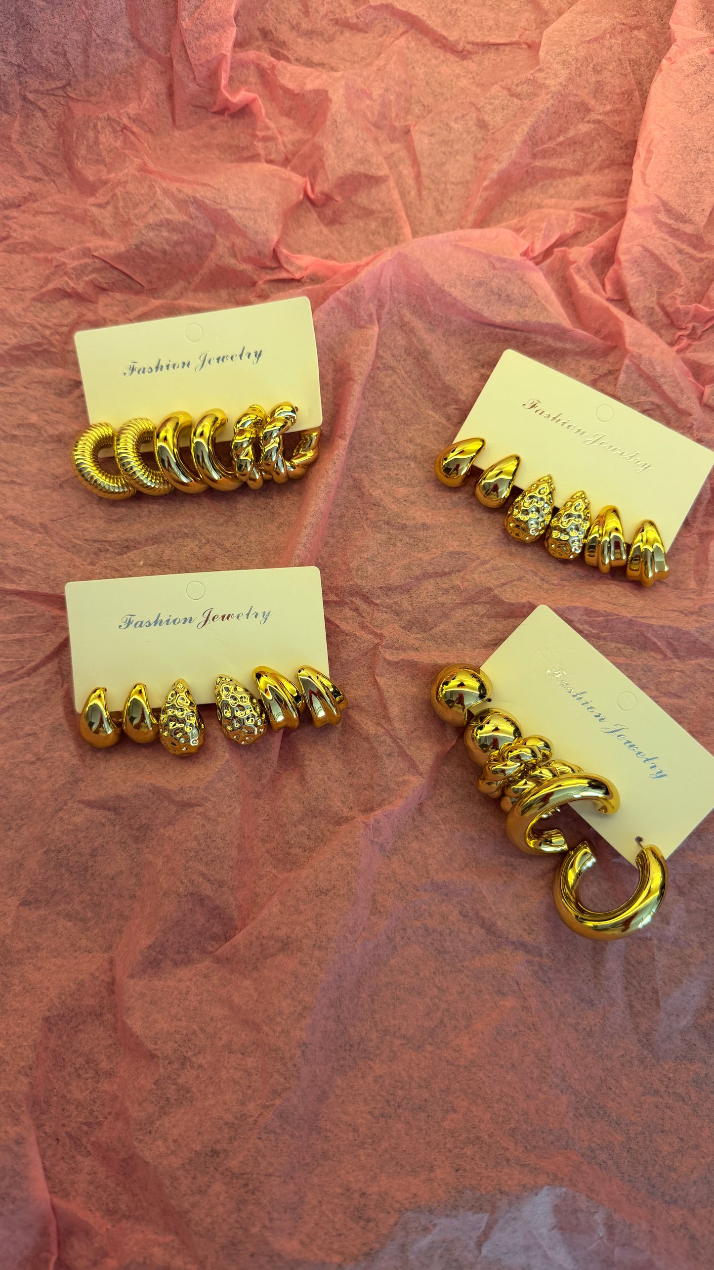 Gold Statement Küpe