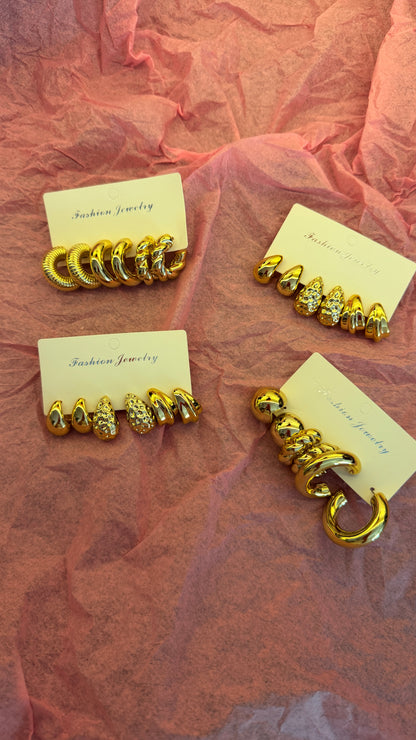 Gold Statement Küpe