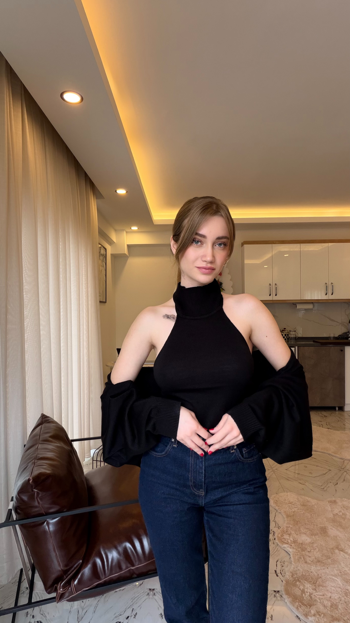 bolerolu triko ikili takım