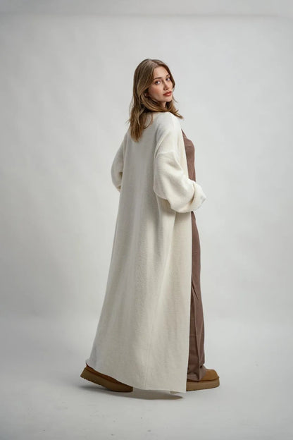 Yumuşak Dokulu Uzun Hırka